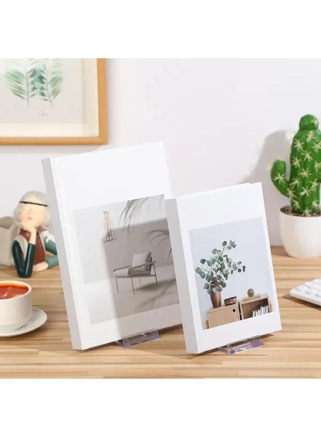 Style6 Clear Acrylic Book Stand Adjustable Height Angle Heavy Duty Display Holder - Image 3