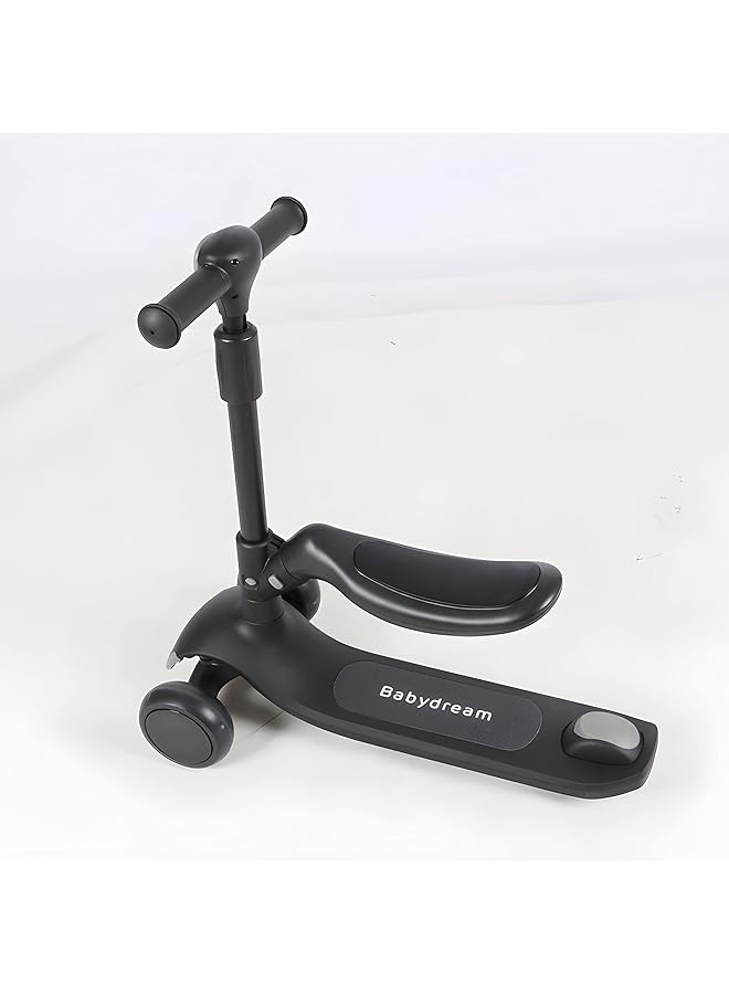 BabyDream Kids Smart Scooter Black - Image 2
