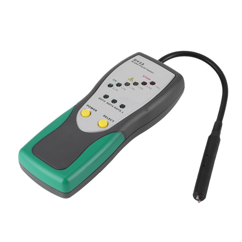 Digital Brake Fluid Tester: 30mm Gooseneck Probe, Hand-Held Size - Dual Alarm System, Wear-Resistant High-Temperature Plastic Brake Fluid Detector for Car Safe Driving Maintenance - Image 5
