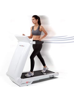 PowerMax Fitness PowerMax Fitness TD-M3 (4HP Peak) Pre-Installed Motorised Foldable Treadmill for Home Use | Max User Upto 100Kg, 3 Lvl Manual Incline Treadmill, Top speed 16 km/hr, Pre-Set Programs, LED Display, USB  - Image 1