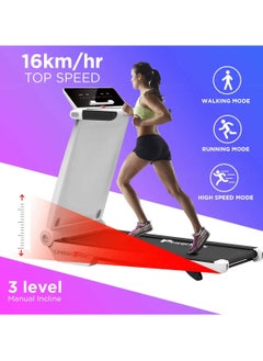 PowerMax Fitness PowerMax Fitness TD-M3 (4HP Peak) Pre-Installed Motorised Foldable Treadmill for Home Use | Max User Upto 100Kg, 3 Lvl Manual Incline Treadmill, Top speed 16 km/hr, Pre-Set Programs, LED Display, USB  - Image 4