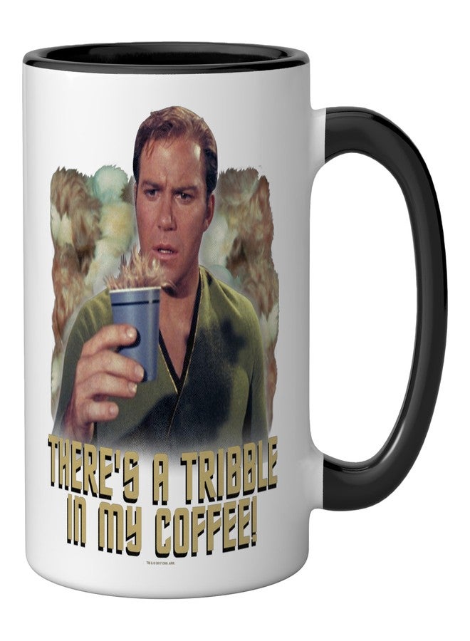 Star Trek Coffee Tribble Ceramic Mug, Black/White - Image 2