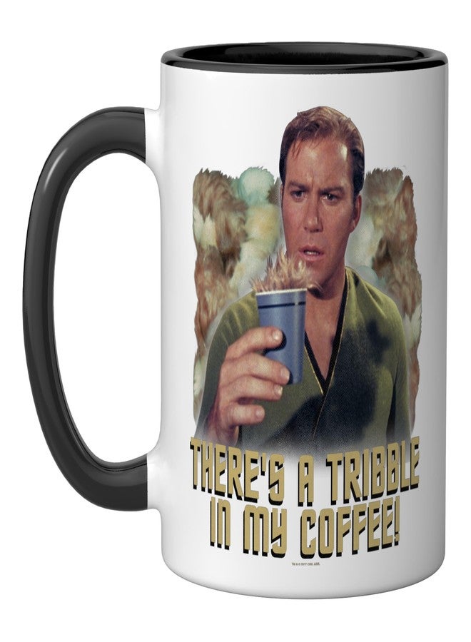 Star Trek Coffee Tribble Ceramic Mug, Black/White - Image 1