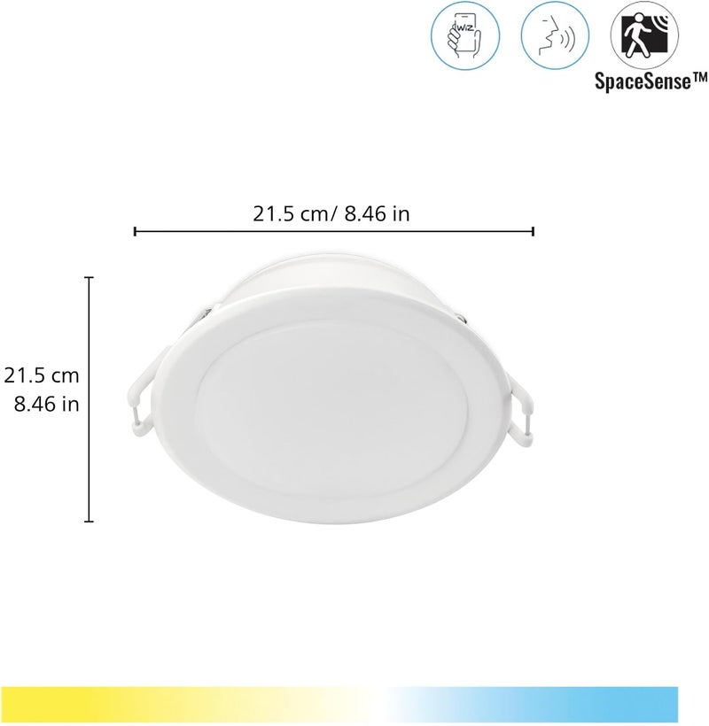 Wiz Recessed, Warm to Cool White Lighting - 21cm - Image 2