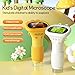 GinoCaco Kids Microscope Digital Camera 1000X Handheld Camera Microscope for Kids with 2 Screen Educational Magnifying Glass Toy Christmas Birthday Gifts for Age 3 4 5 6 7 8 9 10 11 12 Girls Boys Purple - Image 4