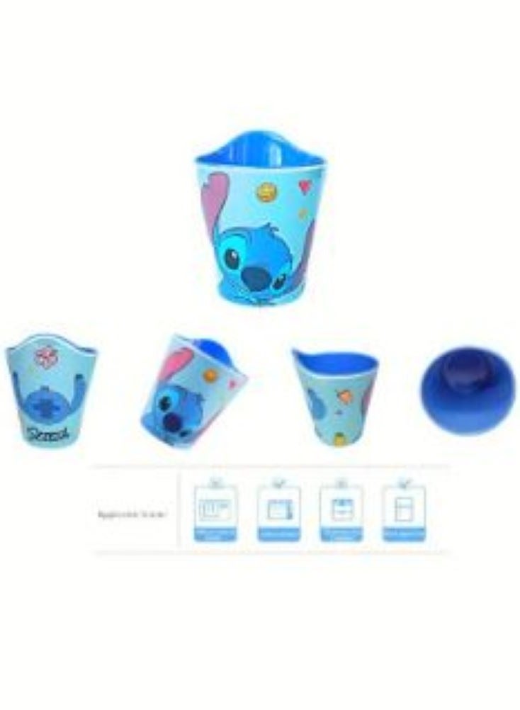 ديزني كوب ستيتش للأطفال بتصميم استوائي لطيف وملون رائع للماء أو العصير أو العصائر أو الحليب للأطفال والرضع 320 مل - Image 2