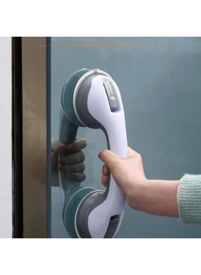 Bathroom Safety Grab Bar with Strong Suction Base, Anti-Slip Support Handle for Shower and Bathtub, Easy No-Drill Installation for Daily Stability and Convenience - Image 3