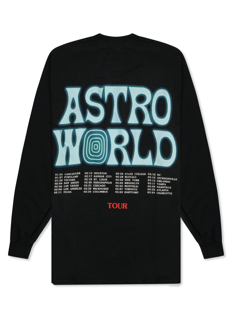 Travis Scott - Astroworld Horse Long Sleeve Black - Image 1