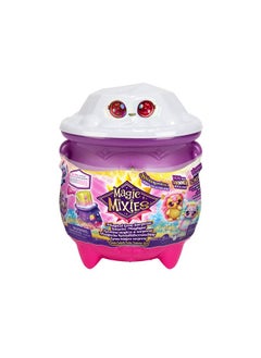 Magic Mixies Magical Gem Surprise Cauldron: Sun. With New Shimmer Eyes! Reveal An Mixie Plushie From The Fizzing Cauldron And Discover 2 Magical Solar Gem Surprises! Styles May Vary  - Image 1