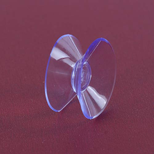 Lasenersm 20pcs 30mm Glass Table Top Double Sided Suction Cups - Dining Table Bumpers - Clear PVC Plastic - Prevents Glass Table Top from Sliding - Image 4