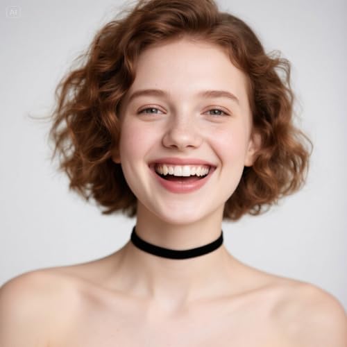 RareLove Classic Black Velvet 10mm Choker Necklace - Image 2