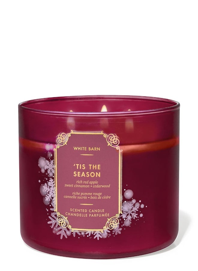 Bath & Body Works Tis the Season 3-Wick Candle  - Image 2