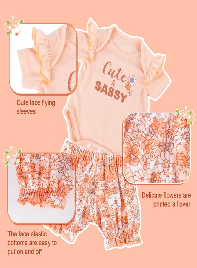 Aori Lifelike Baby Dolls Clothes 20 Inch Pink Shirt and Floral Pants Set for 17-20 in Realistic Reborn Girl Doll - Image 4