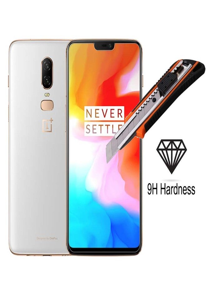 Ibywind Screen Protector For OnePlus 6,with 2Pcs Tempered Glass,1Pc Backing Carbon Fiber Film [Fingerprint Reader,Easy to install] - Image 3