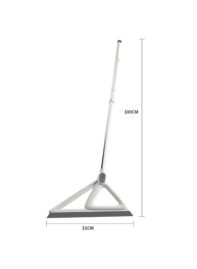 Rubber Floor Squeegee, Multifunction Silicone Floor Wiper for Squeegee Water Remove Dust and Cleaning Pet Hair, Silicone Magic Broom for Cleaning Window, Glass Door, Floor - Image 2