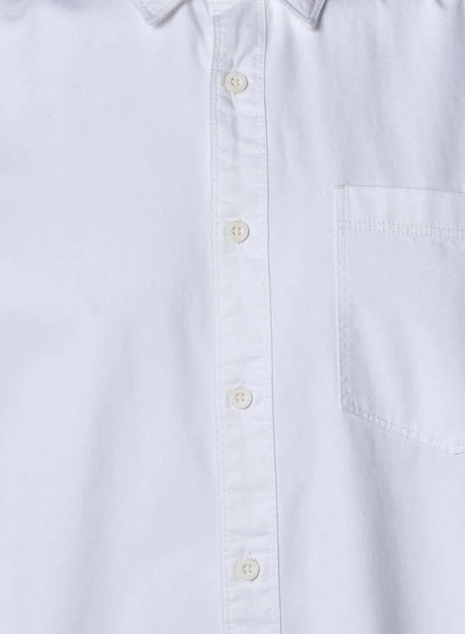 لي كوبر Lee Cooper Men Regular Fit Collar Long Sleeves Shirt