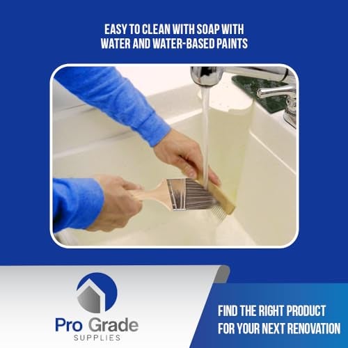 Pro-Grade Pro Grade - Paint Brushes - 2Ea 3" Angle Brushes - Image 5