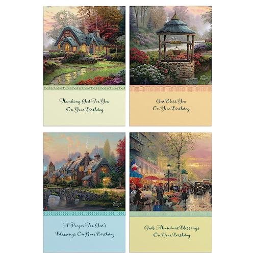 DaySpring - Thomas Kinkade - Inspirational Boxed Cards - Birthday - Birthday Blessings - 51723 - Image 5