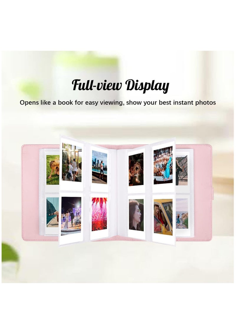 Mini Photo Album Compatible for Fujifilm Instax Mini 12 11 9 90 8+ 8 7S 40 26 25 EVO LiPlay Instant Camera/Mini Link SP-1 Printer/Z2300/ PIC-300 Polaroid Pictures (256 Pockets Shiny Purple) - Image 3