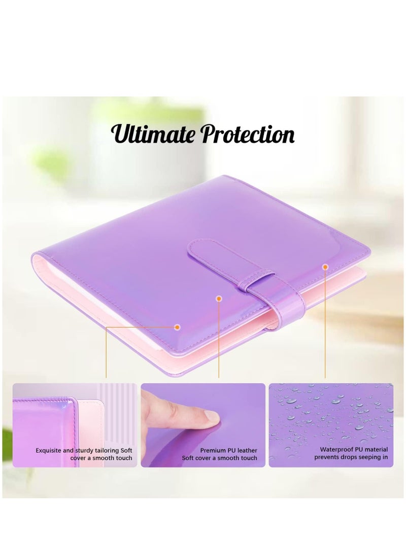 Mini Photo Album Compatible for Fujifilm Instax Mini 12 11 9 90 8+ 8 7S 40 26 25 EVO LiPlay Instant Camera/Mini Link SP-1 Printer/Z2300/ PIC-300 Polaroid Pictures (256 Pockets Shiny Purple) - Image 5