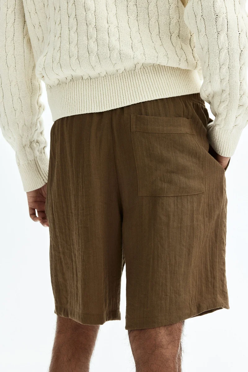H&M  Loose Fit Cotton shorts for Men | Best Price UAE