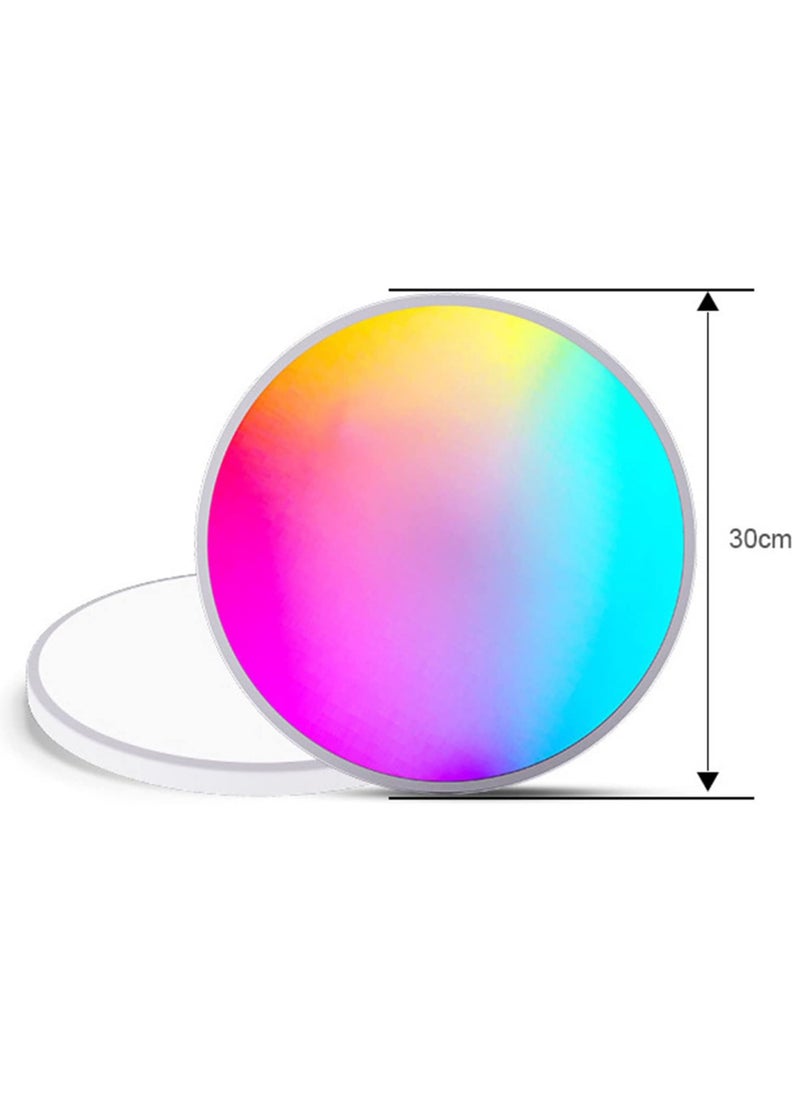 Arabest Ceiling Lamp Led Lights Modern Full Color Dimming, Remote Control, Intelligent Voice Control, Smart Timmer, Bedroom Round Ceiling Lamp Ceiling Light Led  - Image 5