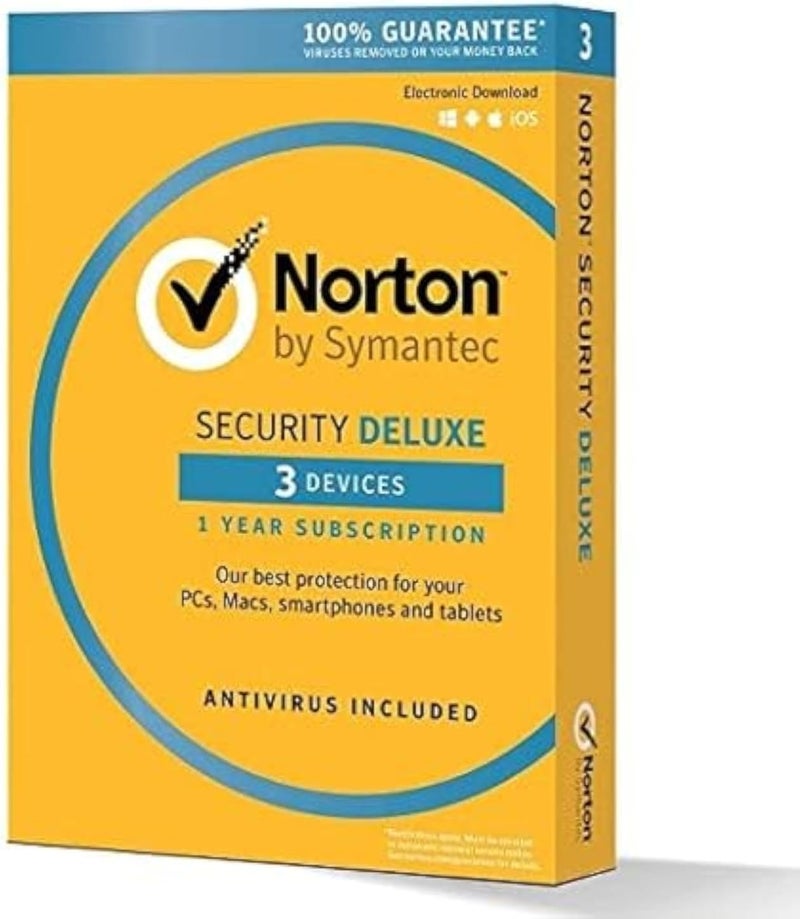 Norton By Symantec Deluxe 3.0 Ar - 1 USer 3 Devices 1 Year