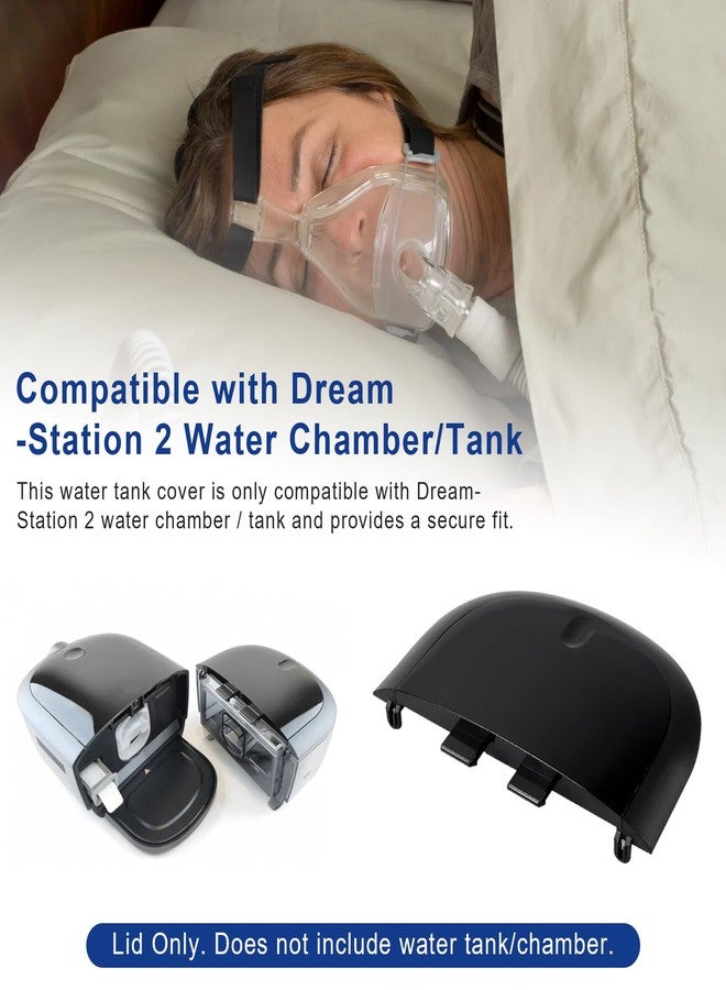 HWEIUA Water Chamber Lid Replacement for Dream-Station 2 (DS2) Humidifier Water Tank, Humidifier Water Tank Cover Replacement Part, Replacing Broken Humidifier, Lid Only - Image 2