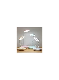 Generic Foldable LED charging desk lamp, white 