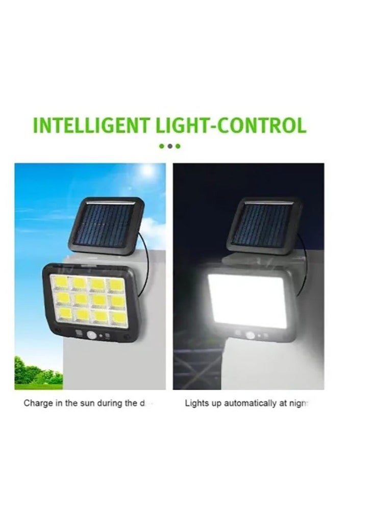 Generic - 144 COB Solar Sensor Light Outdoor & Indoor with remote - Image 1