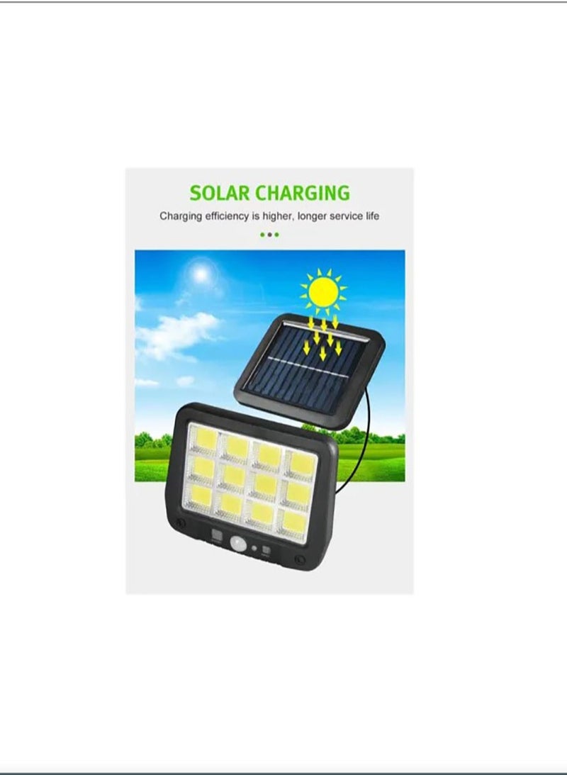 Generic - 144 COB Solar Sensor Light Outdoor & Indoor with remote - Image 1