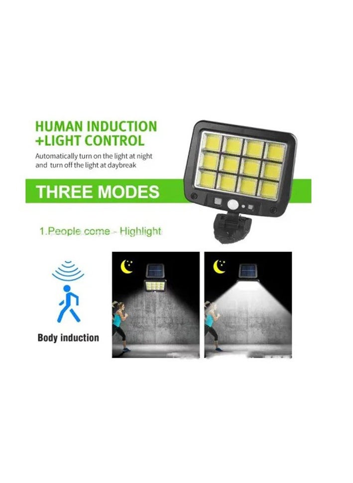 Generic - 144 COB Solar Sensor Light Outdoor & Indoor with remote - Image 1