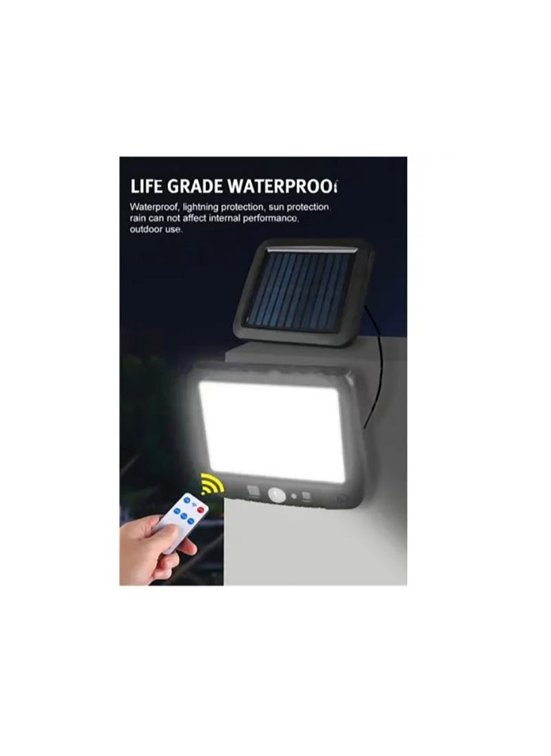 Generic - 144 COB Solar Sensor Light Outdoor & Indoor with remote - Image 1