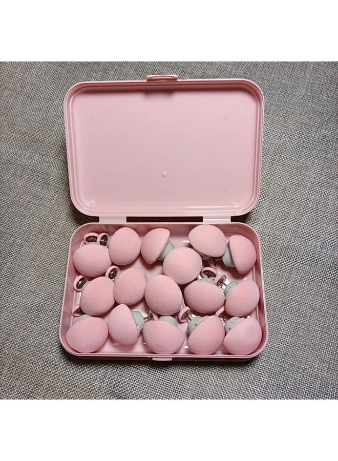 16pcs Pink Mushroom Bed Sheet Clips Anti Slip Safety Pins For Curtains Towels - Image 1