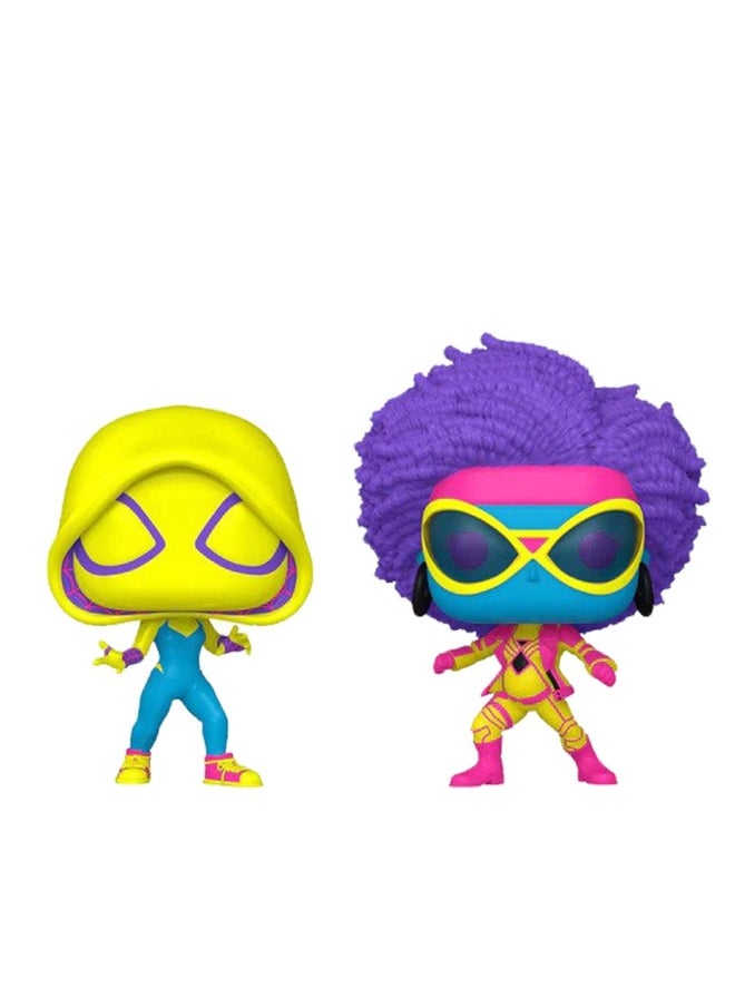 Funko Funko 2 Pack :  Marvel: Spider-man: Across The Spiderverse - Spider-Gwen and Spider-Woman 2pk (BLKLT)(Exc) 