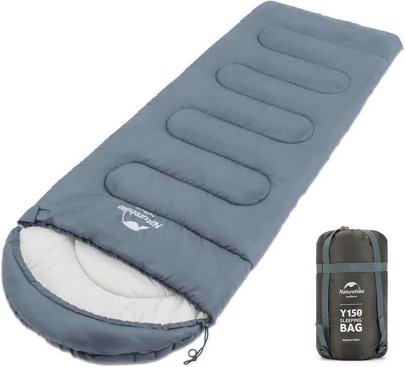 Naturehike Naturehike Sleeping Bag for Adult, Combine Double Sleeping Bag, Oversized 220×85cm, L and R,3 Season, Ultralight Lightweight Compact with Compression Bag - Image 1