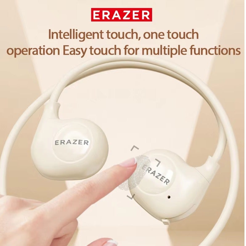 Erazer The XT95 MAX ear-hook wireless sports Bluetooth earphones feature a microphone, are waterproof, and have a 16mm speaker. - Image 4