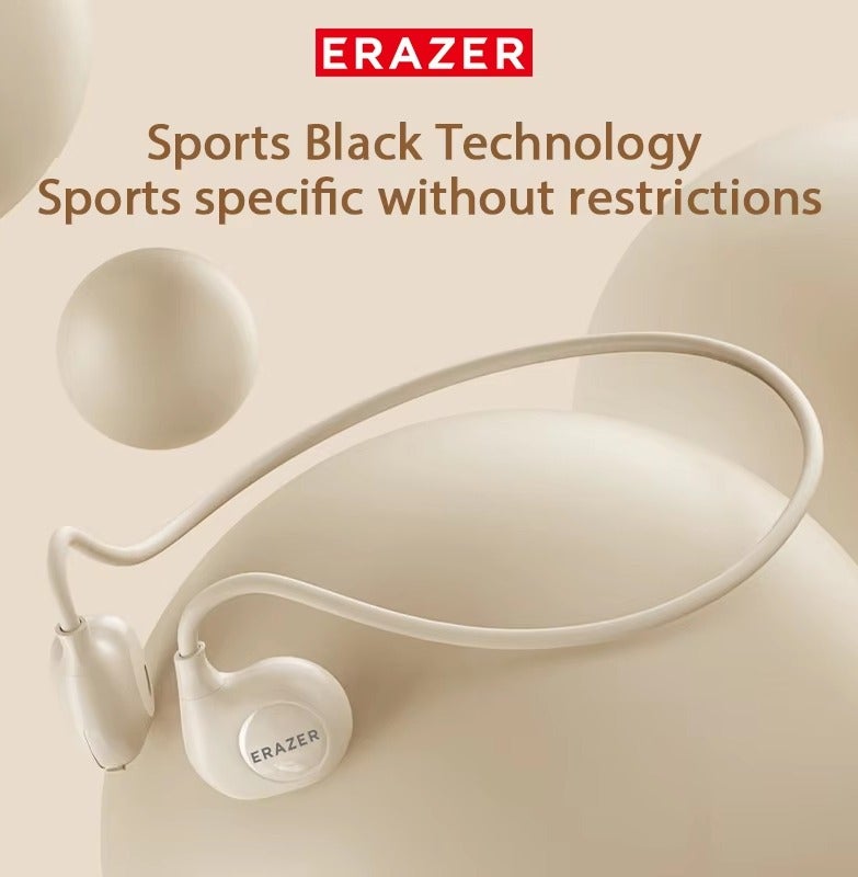 Erazer The XT95 MAX ear-hook wireless sports Bluetooth earphones feature a microphone, are waterproof, and have a 16mm speaker. - Image 3