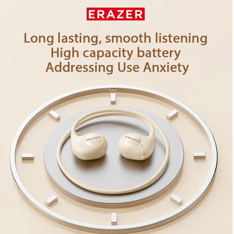 Erazer The XT95 MAX ear-hook wireless sports Bluetooth earphones feature a microphone, are waterproof, and have a 16mm speaker. - Image 5