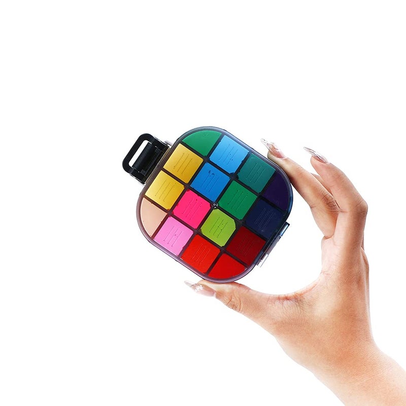 Transon Paint Saver Storage Palette Box 16well Portable Airtight Black - Image 5