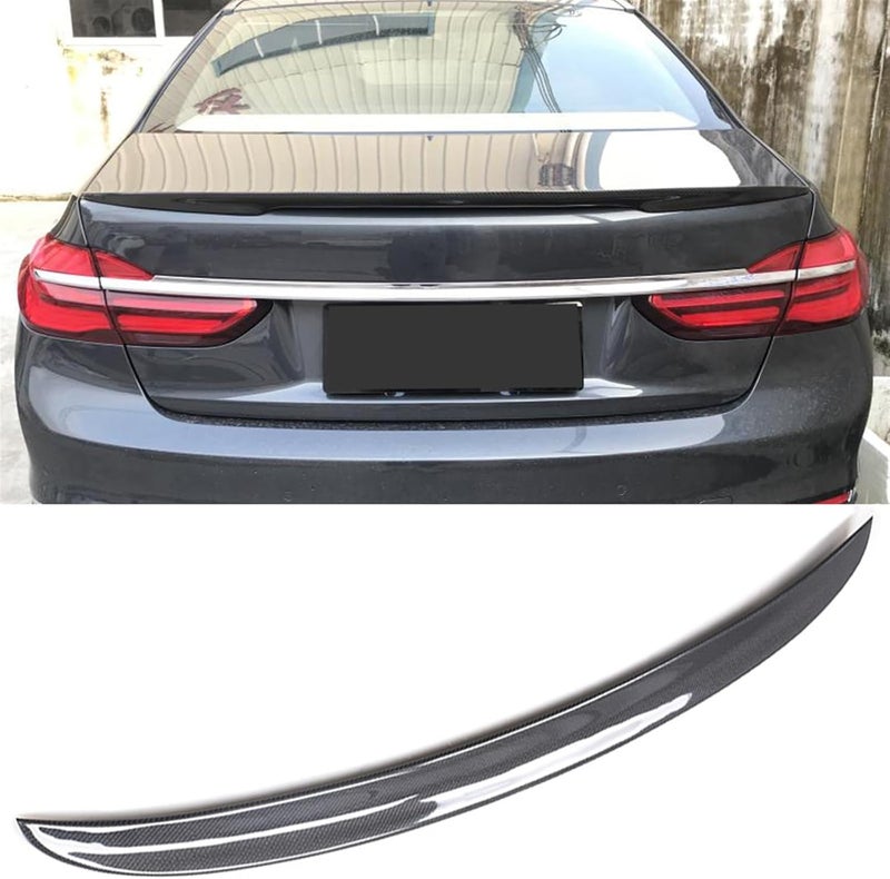 DEMULAX Carbon Fiber Rear Spoiler for BMW 7 Series - Image 5