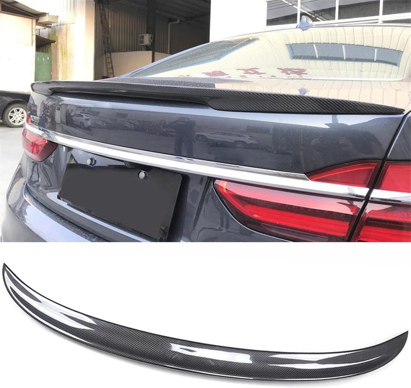 DEMULAX Carbon Fiber Rear Spoiler for BMW 7 Series - Image 4