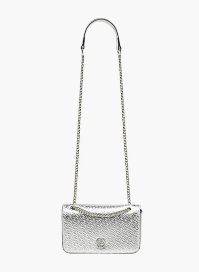 Celeste Embossed Crossbody Bag with Chain Strap