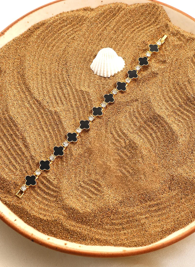 SOHI Stones Wraparound Artificial Bracelet Jewellery