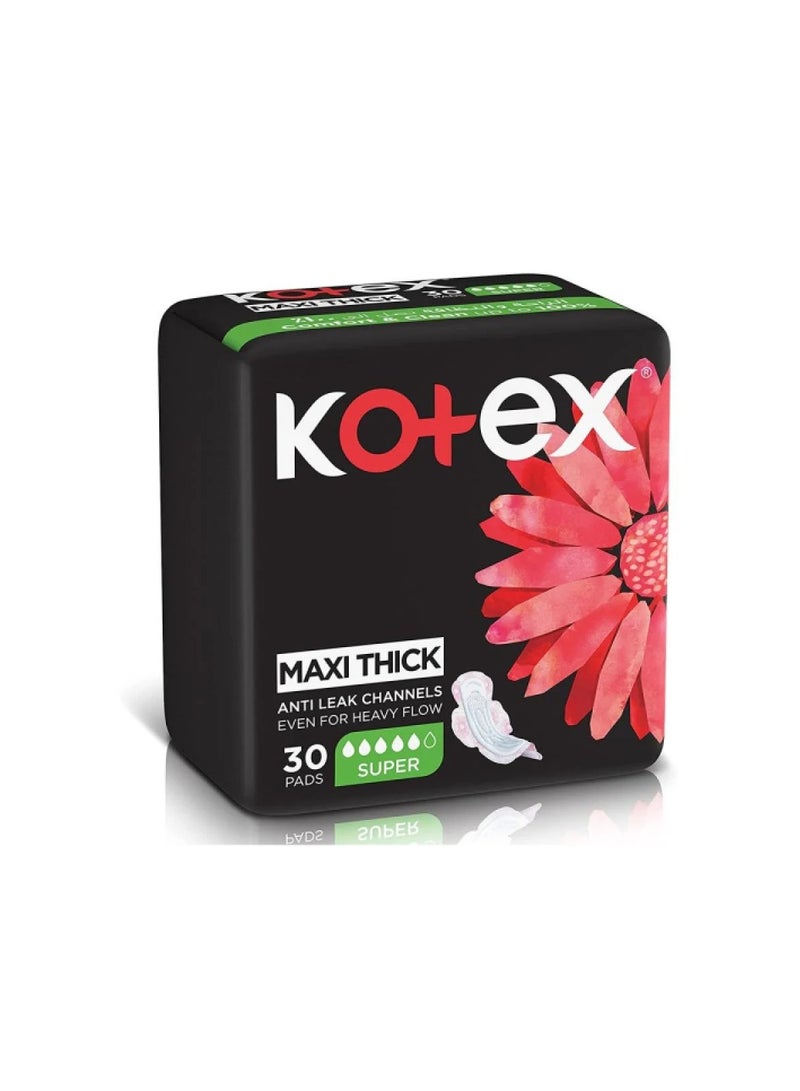 كوتكس فوط صحية كوتكس 30 فوطه كبيرة بالأجنحة - Image 1