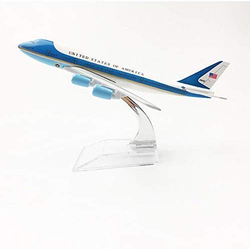 Sage Square 1:300 United States of America's Air Force One Boeing 747-200B Scale Metal Model Aircraft, Highly Detailed Souvenir Model Aircraft Collection - Image 1
