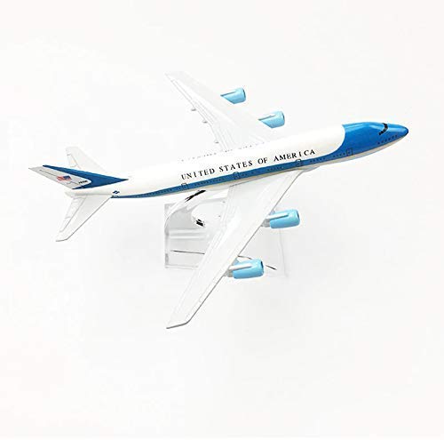 Sage Square 1:300 United States of America's Air Force One Boeing 747-200B Scale Metal Model Aircraft, Highly Detailed Souvenir Model Aircraft Collection - Image 4