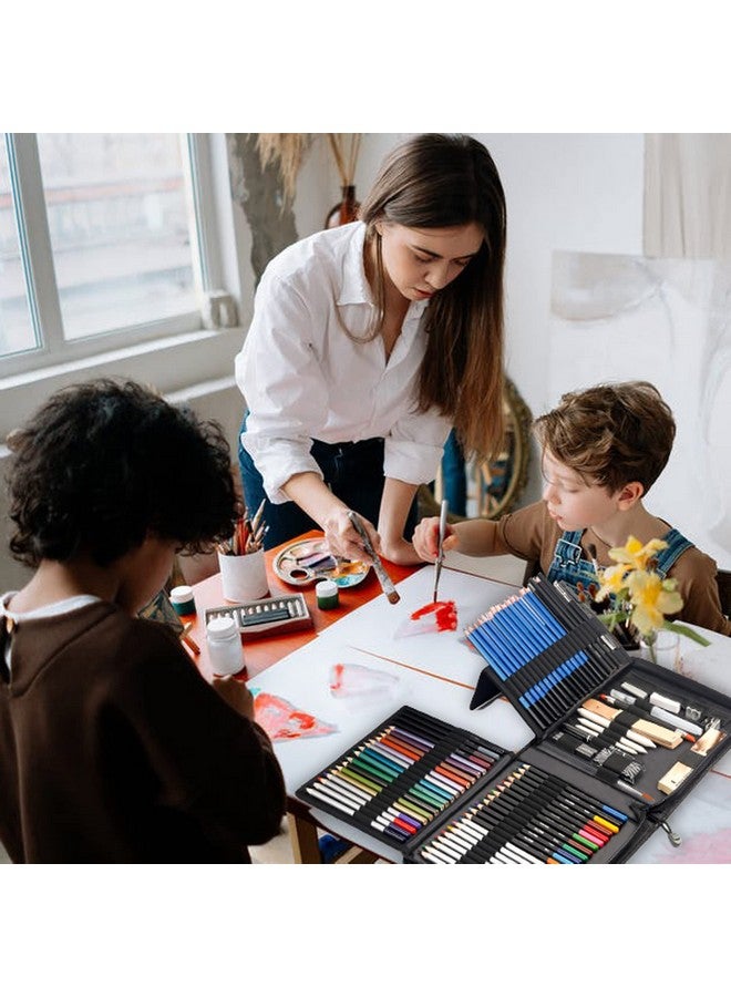 KALOUR 82 Pack Drawing Sketching Kit, Pro Art Supplies with Sketchbook, Include Tutorial,Colored, Graphite, Charcoal, Watercolor,Metallic & Pastel Pencils, Drawing Set for Adults Teens Beginner - Image 5