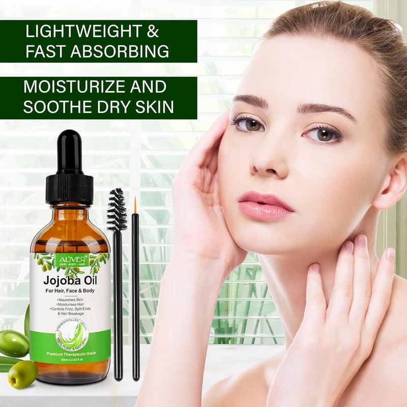 ALIVER Jojoba Oil for Hair - Image 2