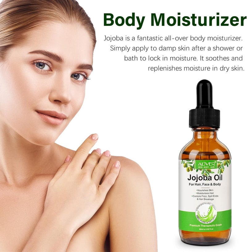 ALIVER Jojoba Oil for Hair - Image 5